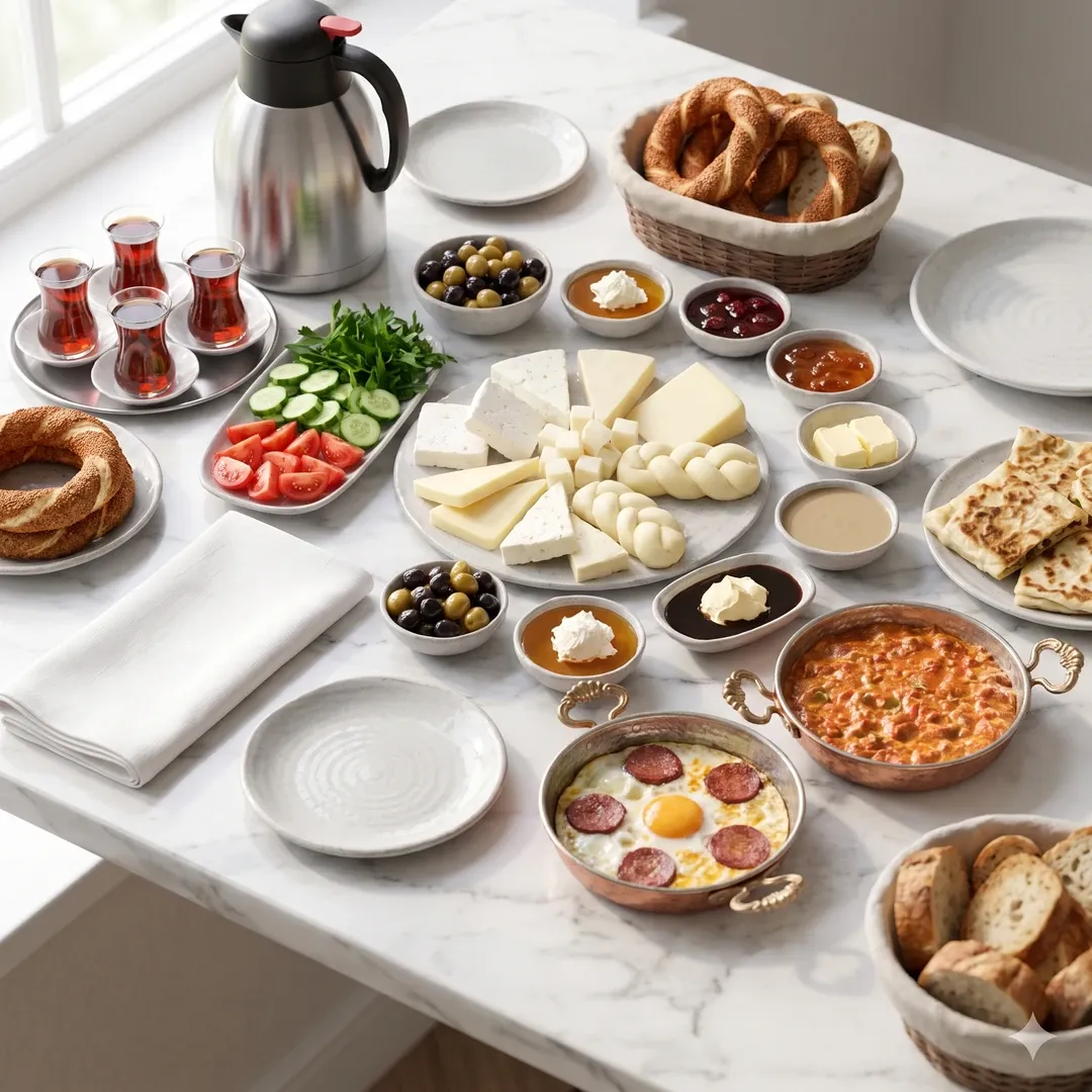 Bahen Serpme Kahvaltı (4 Kişilik)